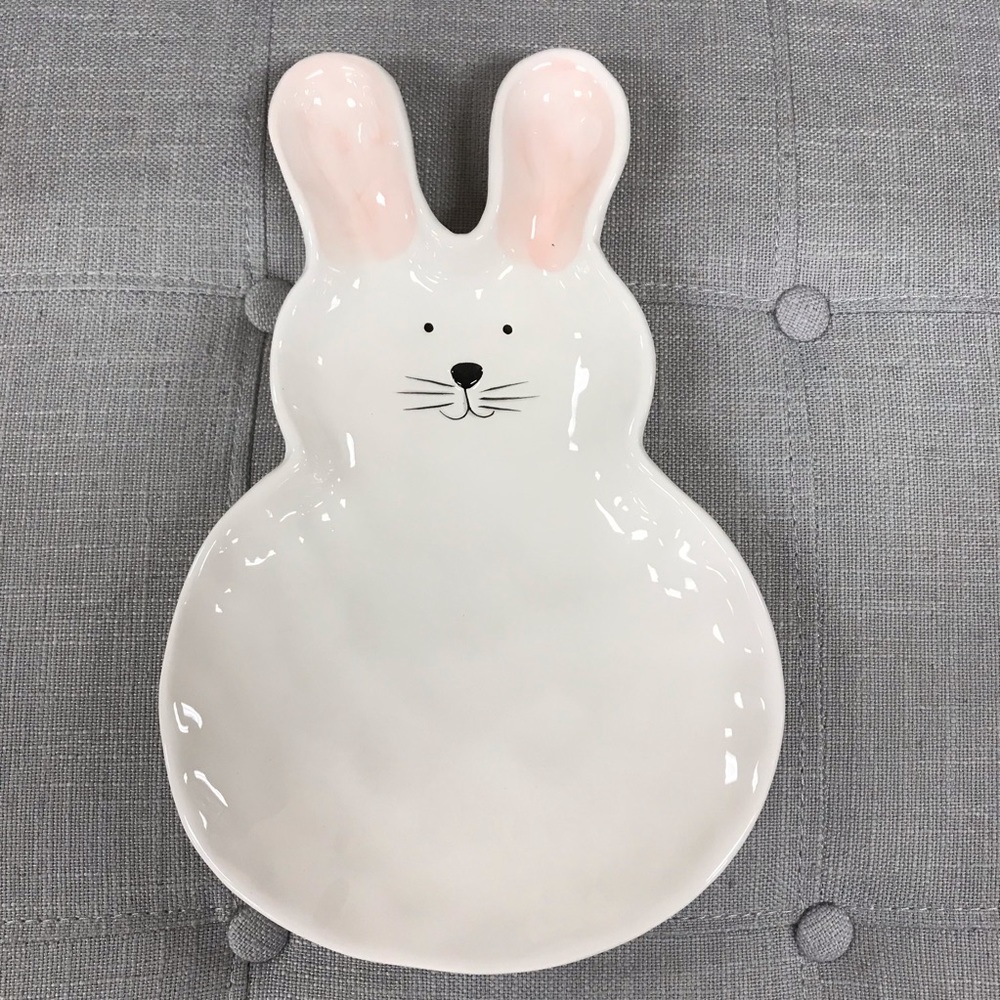 Easter Dimpled Bunny Plate